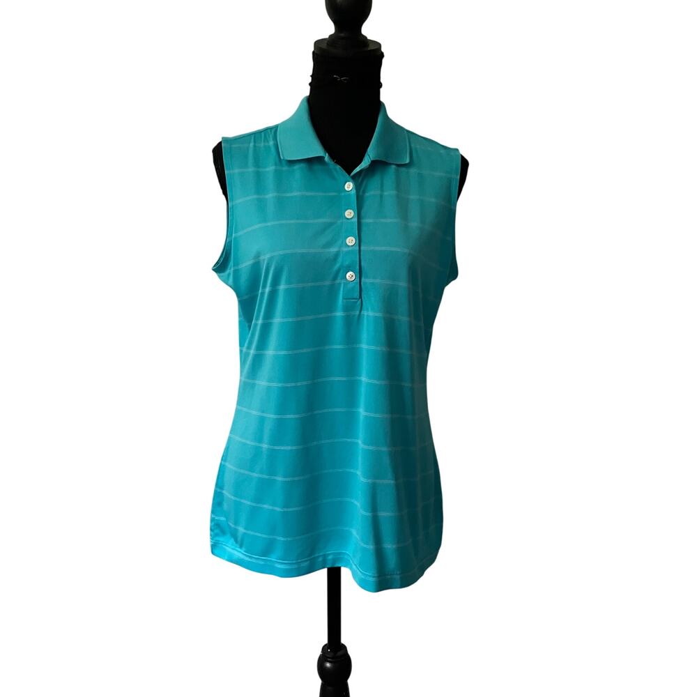 Nike Golf Dri-Fit tour performance size M Beautiful Teal tone